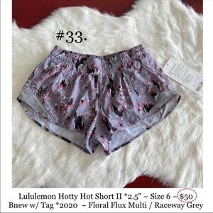 Lululemon Hotty Hot Short II